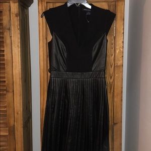 LBD with leather